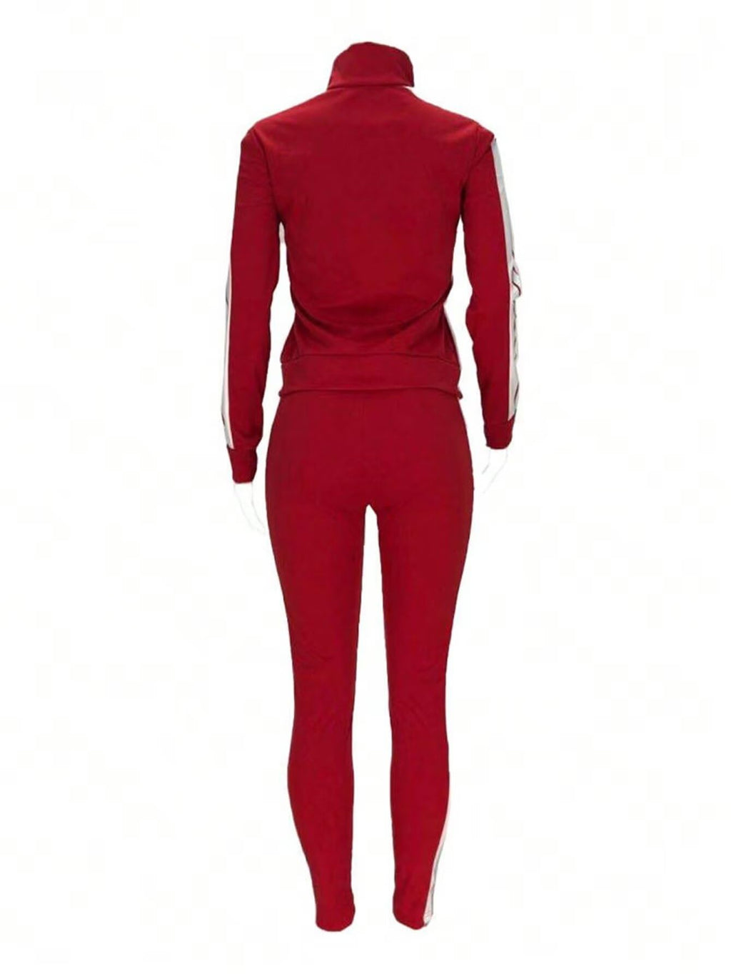 Women's 2 Piece Track Suits with Pockets,Full Zip Striped Sweatsuits Set,Jogging Sets Activewear with Jogger Pants S-XXL