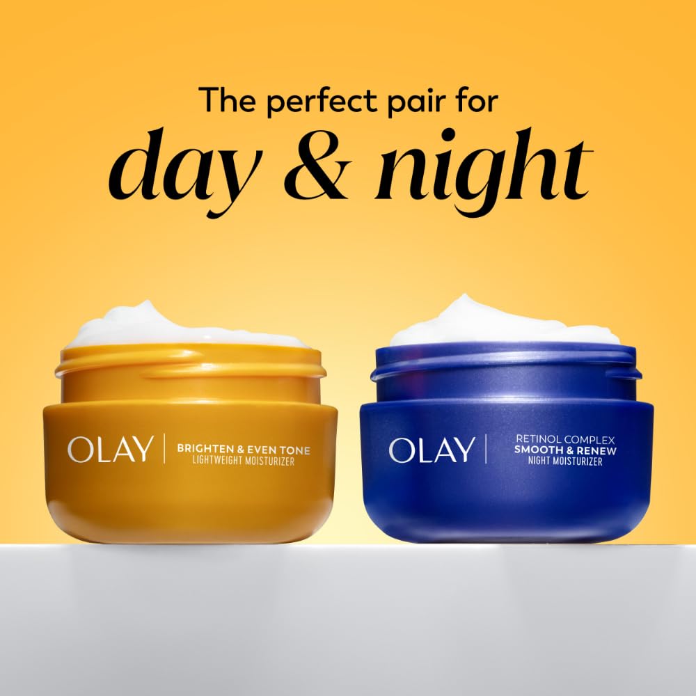 Olay Regenerist Radiance Vitamin C Face Moisturizer: Bright & Even Lightweight Cream for Women - Brightens, Hydrates, Evens Tone + Texture for Glowing Skin - 2 Oz
