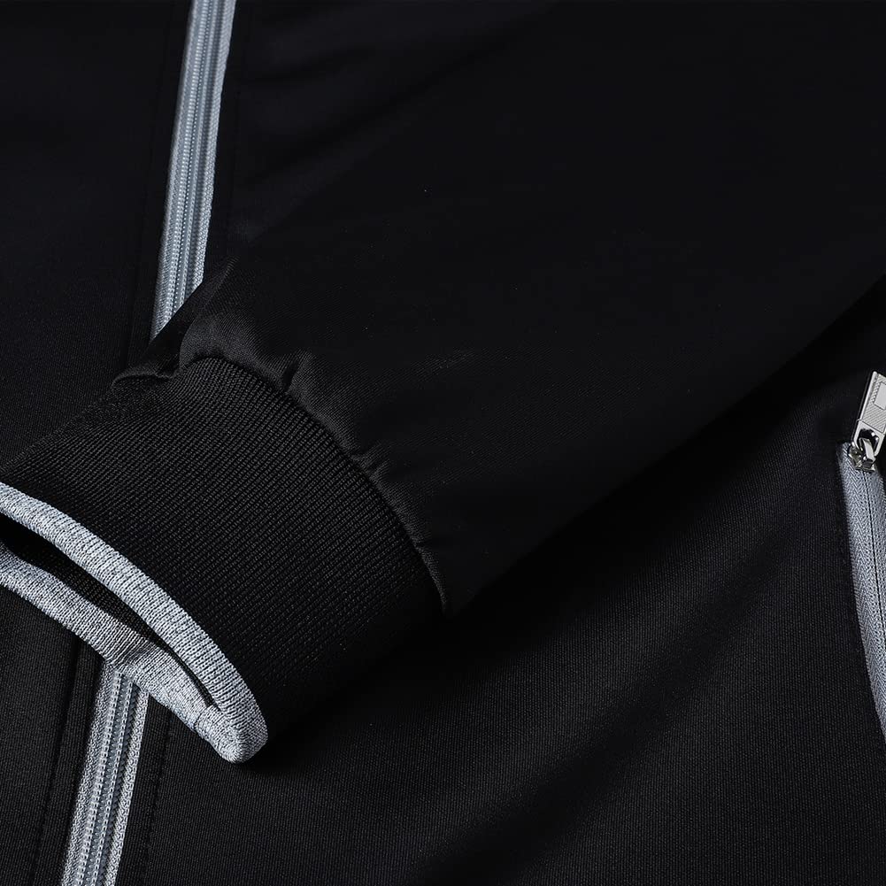 Men's Casual Athletic Tracksuit Long Sleeve Sweatsuit Set Full Zip Running Jacket and Pants 2 Piece Outfits