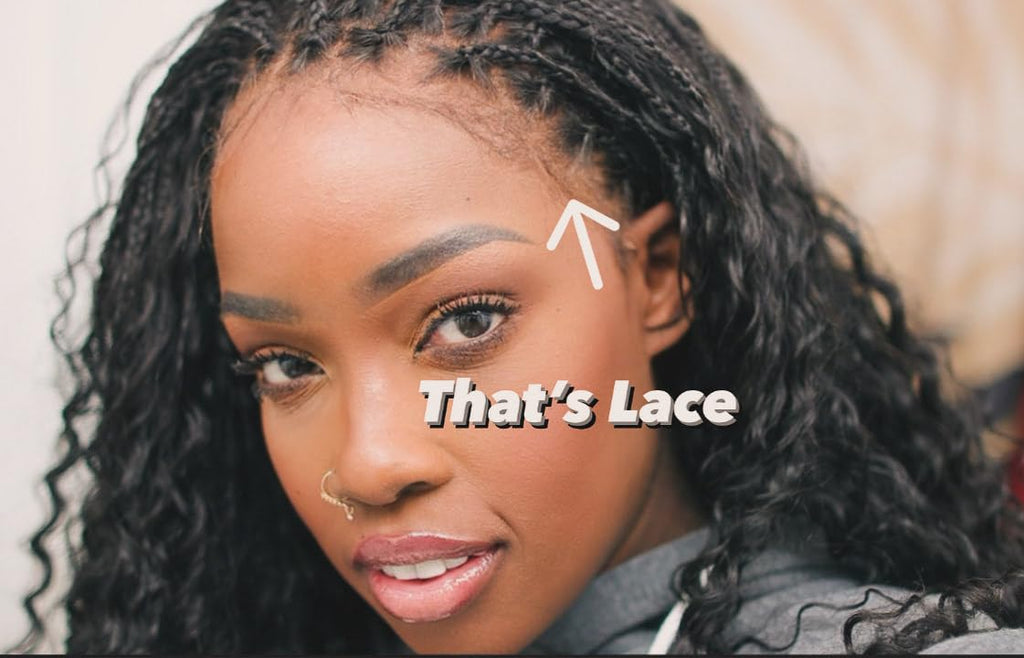 FlowerSeason Boho Box Braids Wig Full Lace Braided Wig Human Hair Square Parted Knotless Pre Pluched With Baby Hair Braided Wigs for Black Women(12 inch)