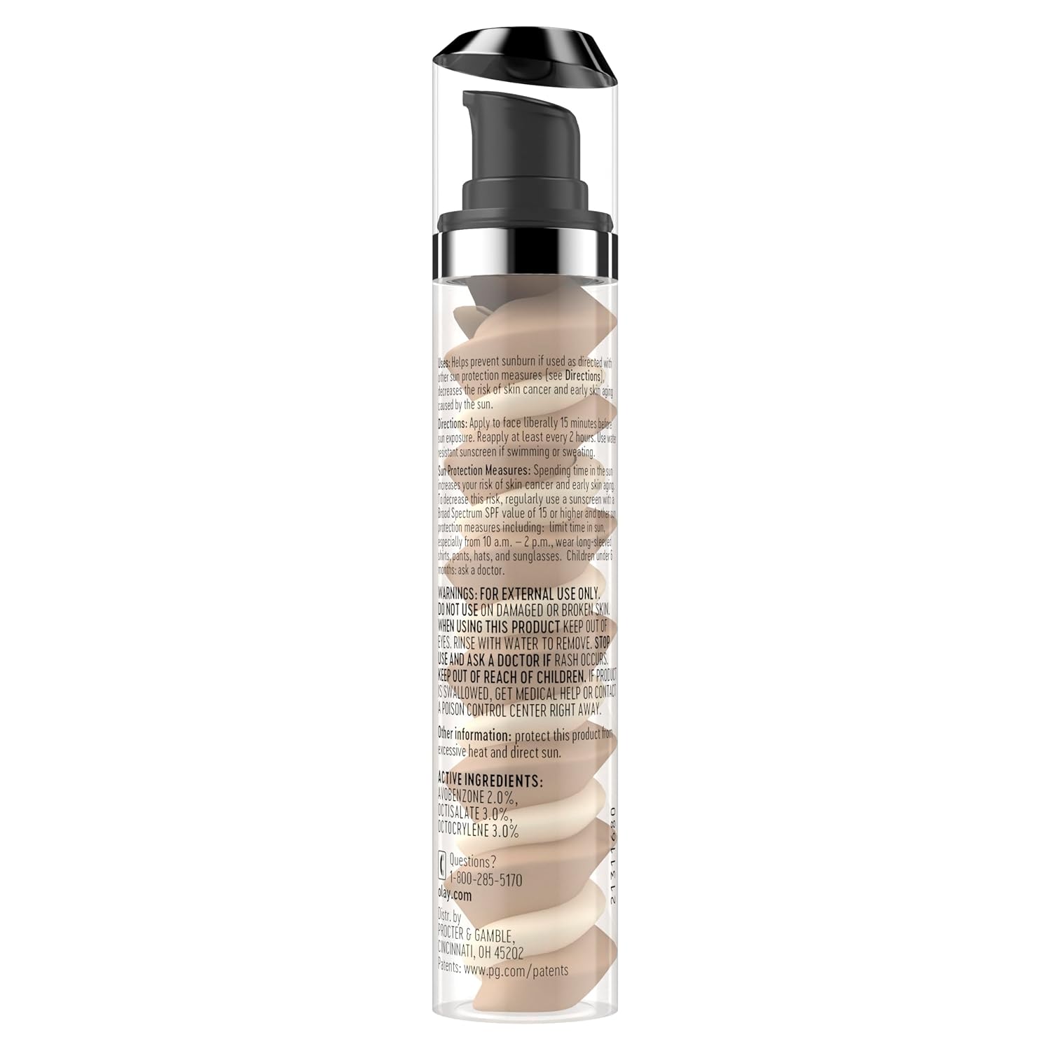 Olay Total Effects Tone Correcting Face Moisturizer with Sunscreen SPF 15, Light to Medium 1.7 Ounces