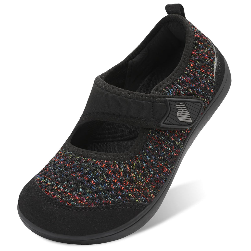 BARERUN Womens Barefoot Walking Shoes Adjustable Wide Diabetic Shoes Breathable Zero Drop Sneakers for Wide Width Arthritis Edema Feet Nursing Shoe Indoor Outdoor
