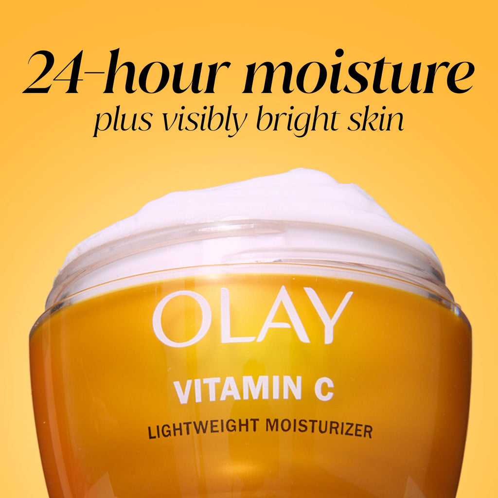 Olay Regenerist Radiance Vitamin C Face Moisturizer: Bright & Even Lightweight Cream for Women - Brightens, Hydrates, Evens Tone + Texture for Glowing Skin - 2 Oz