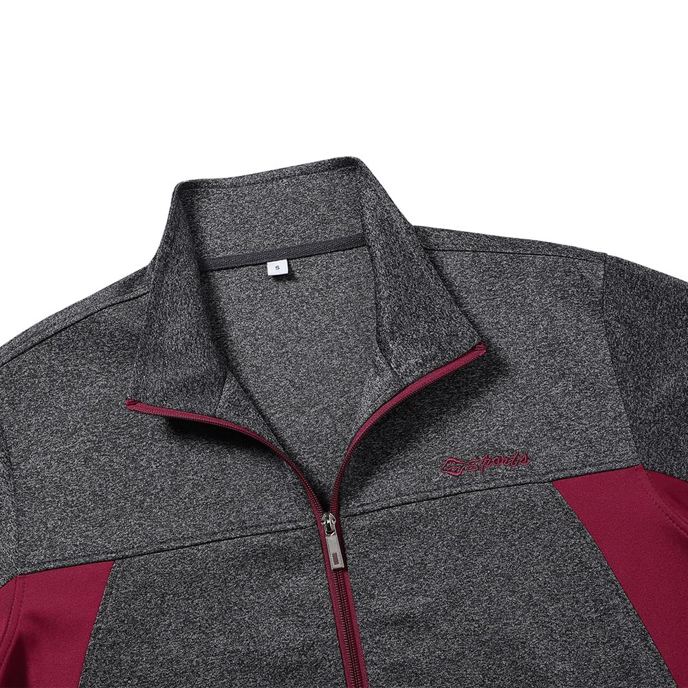 Men's Casual Athletic Tracksuit Long Sleeve Sweatsuit Set Full Zip Running Jacket and Pants 2 Piece Outfits