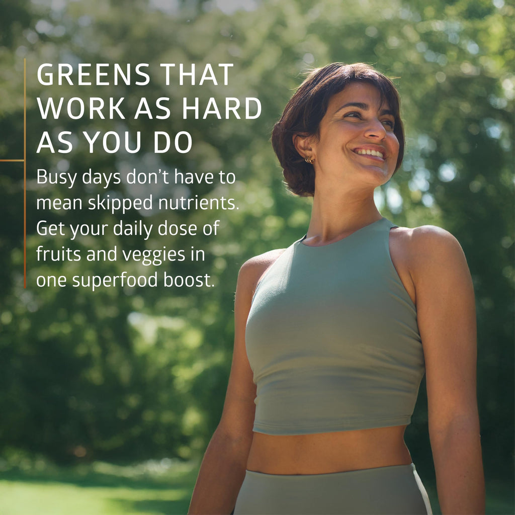 Number One Nutrition USDA Organic and Easy-to-Take Super Greens, Better Than Powder Fruits & Veggies Supplement with 28 Superfood Ingredients Like Alfalfa, Beet Root and Ginger, 60 Tablets