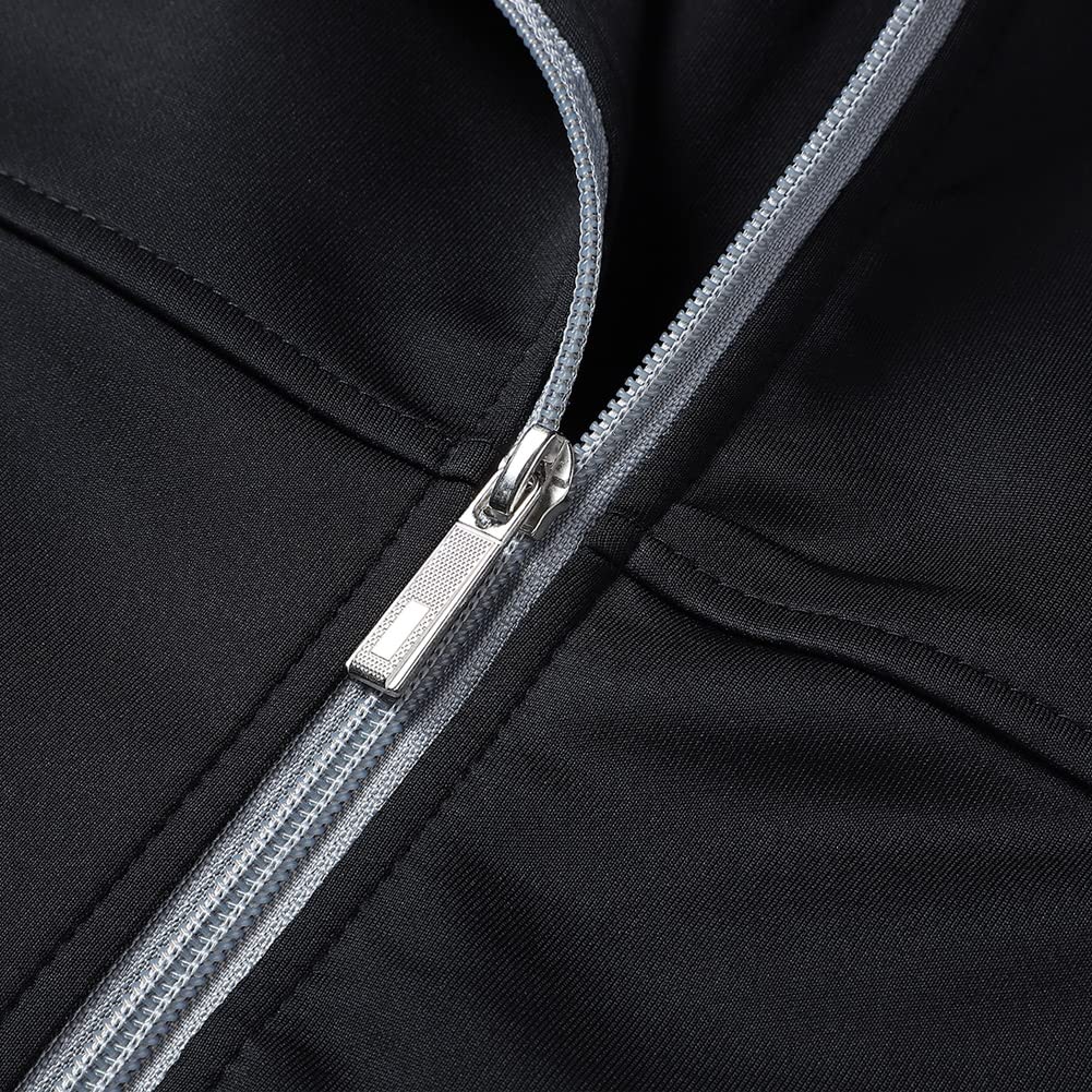 Men's Casual Athletic Tracksuit Long Sleeve Sweatsuit Set Full Zip Running Jacket and Pants 2 Piece Outfits