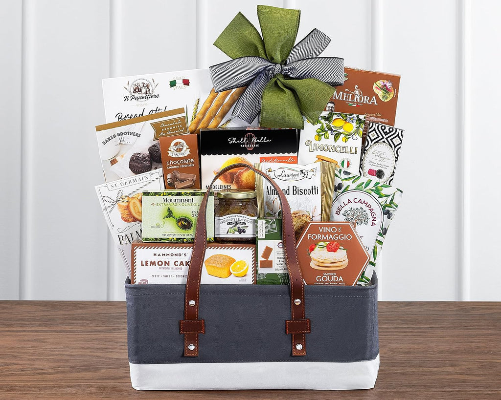 Wine Country Gift Baskets The Connoisseur Gourmet Gift Basket Food Gift Basket for Families College Students Appreciation Thank You Congratulations Get Well Soon Care Package