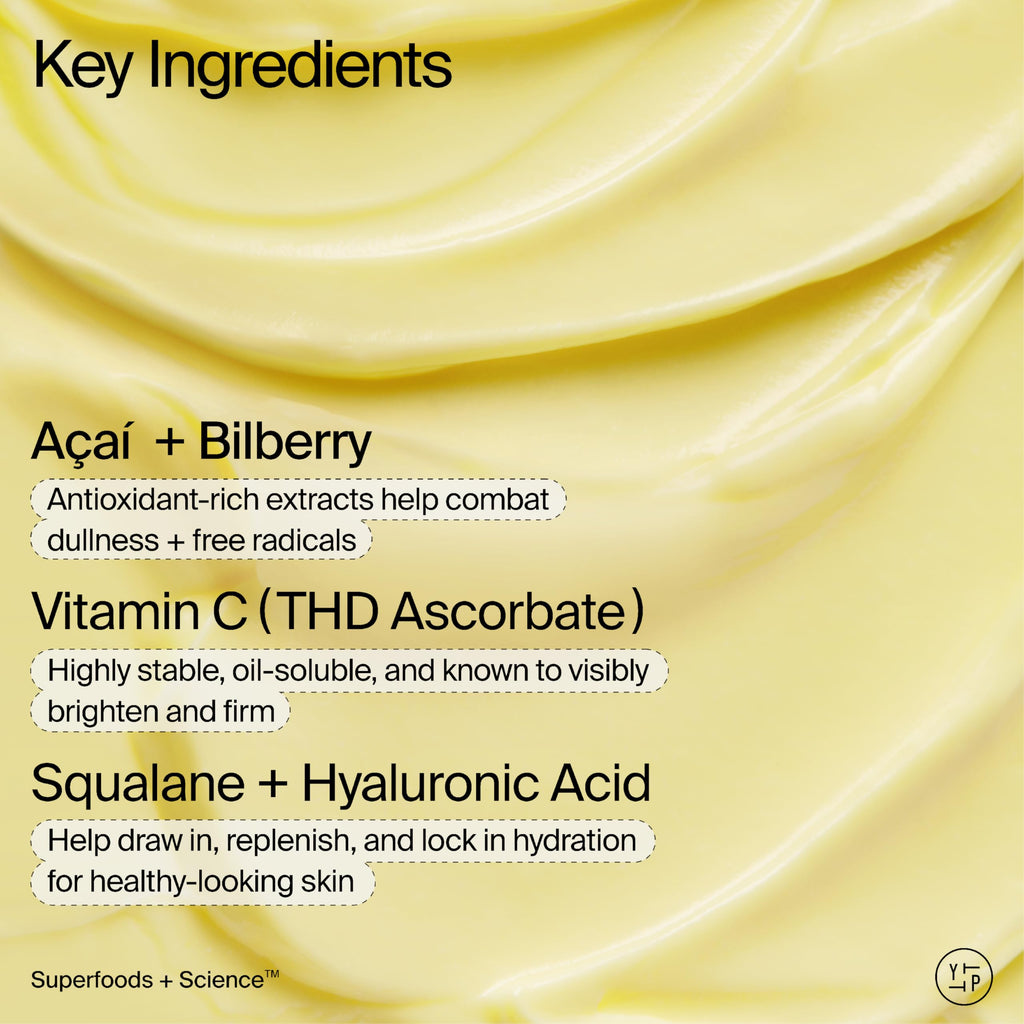 Youth To The People Superberry Dream Mask - Hydrate + Glow Face Moisturizer | Vitamin C Brightening Night Cream - Antioxidant-Rich Hydration, Radiant Glow, For Dry/Dull Skin, Uneven Tone, Non-comedogenic