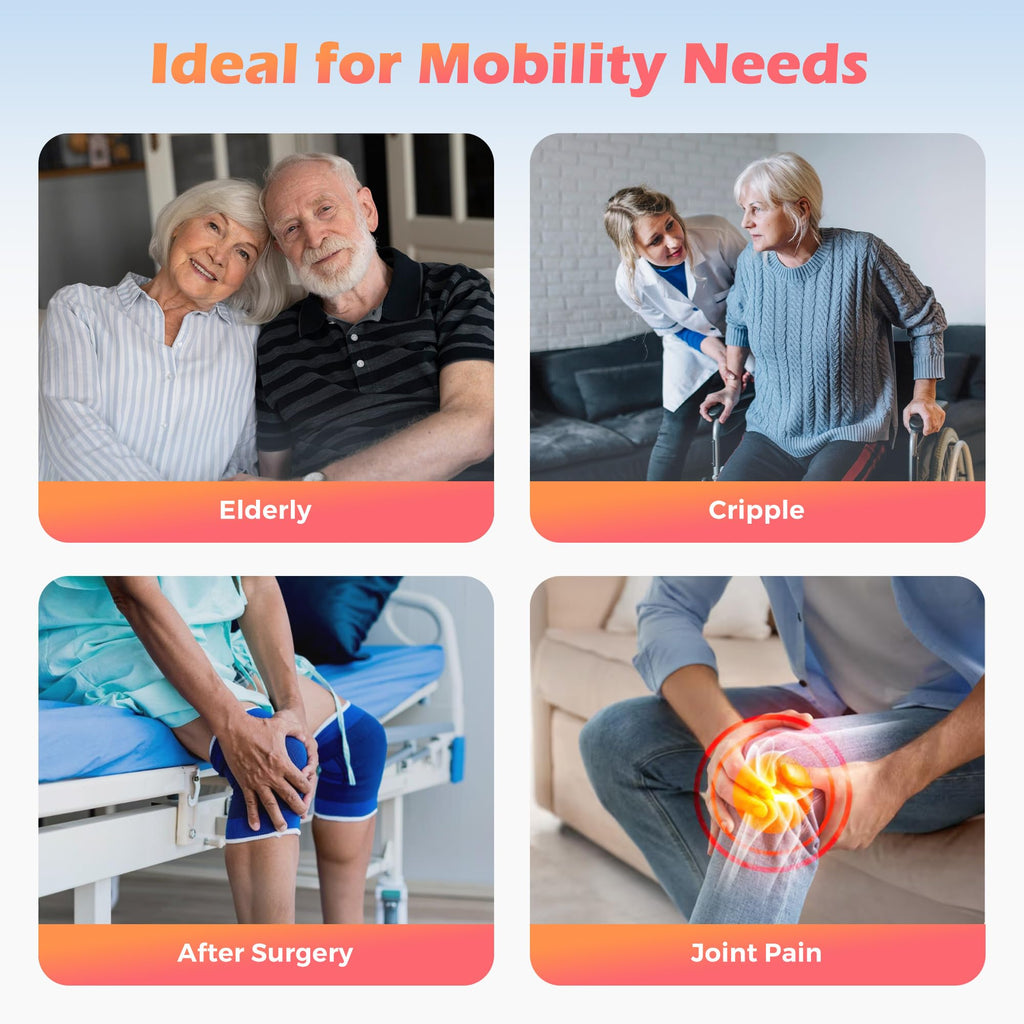Lightweight Mobility Scooter for Seniors & Adults - Cruise & Airport Approved, 43lb Foldable Portable Motorized Scooters with Removable Lithium Battery for 12.4 Miles Travel, 300lb Capacity, Red